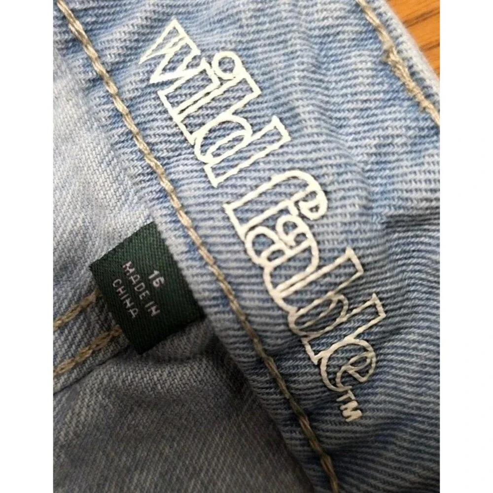 Wild Fable Colorblock Denim Short Skirt Women's Size 16